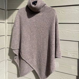 JOIE 100%CASHMERE PONCHO.BROWN.SIZE M/L